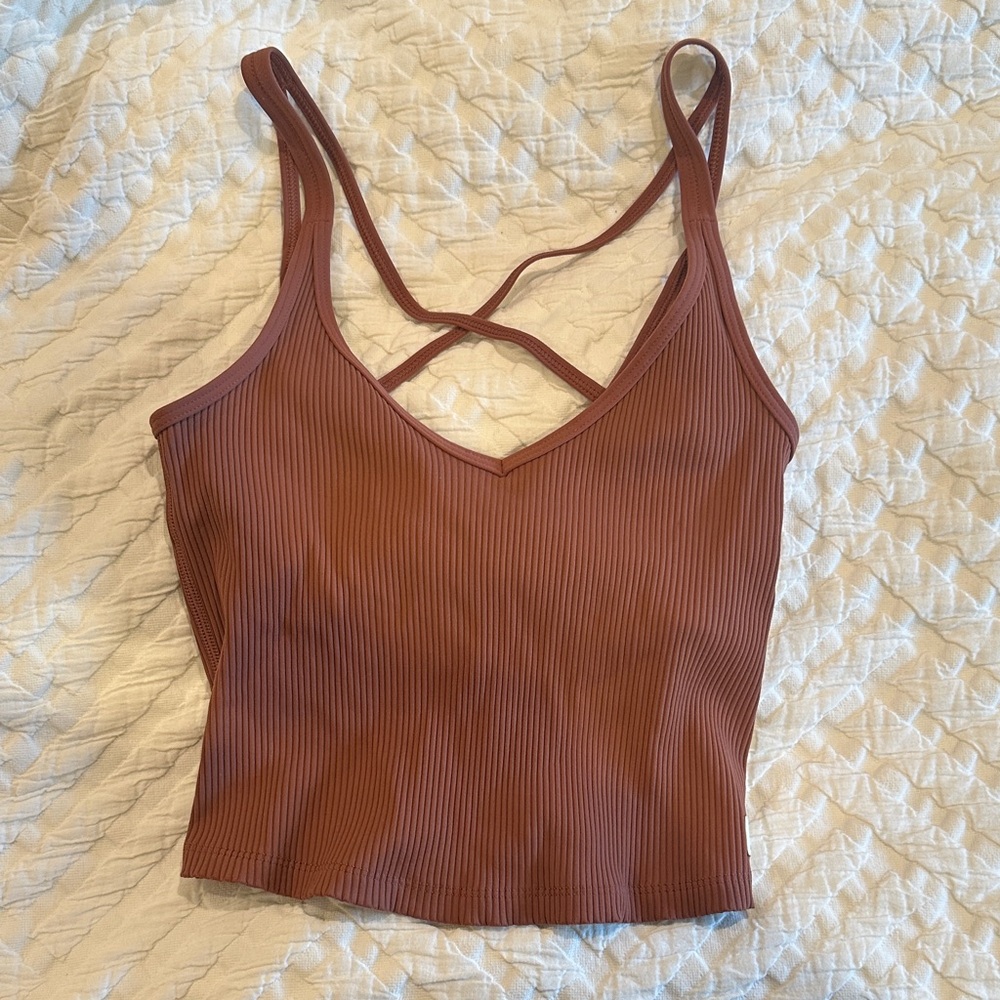 Vuori Ribbed Dust rose Camisole
